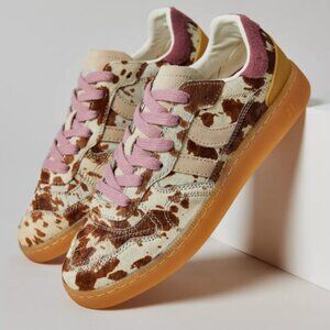 Coolway Women's Goal Animal Print Sneaker